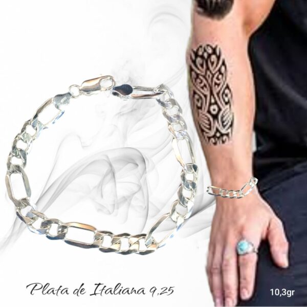 PULSERAS DE PLATA ITALIANA - Imagen 4