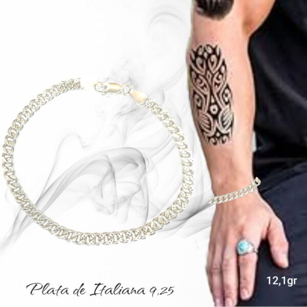 PULSERAS DE PLATA ITALIANA - Imagen 9