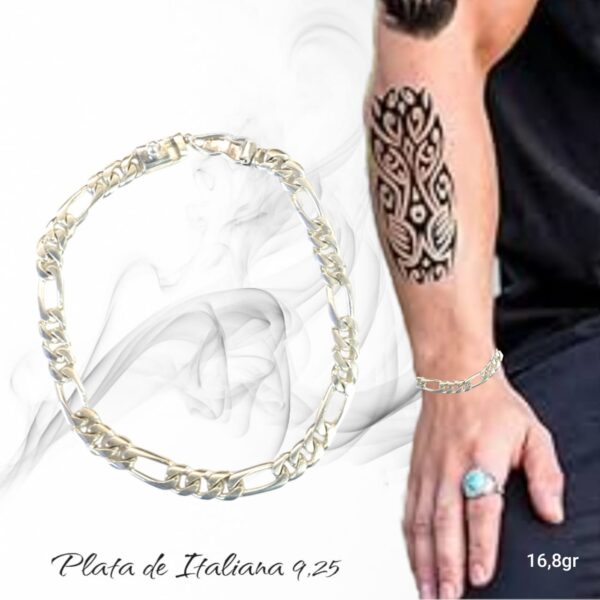 PULSERAS DE PLATA ITALIANA - Imagen 3